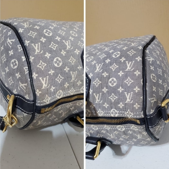 Louis Vuitton Speedy Bandouliere Bag Mini Lin 30 - Picture 9 of 12